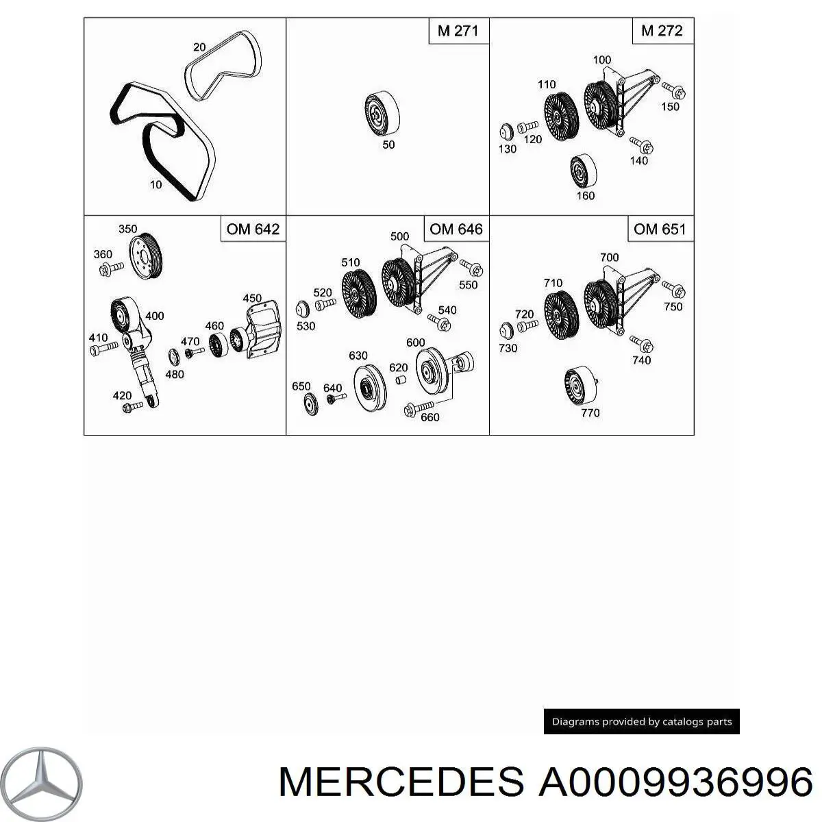 0009936996 Mercedes 