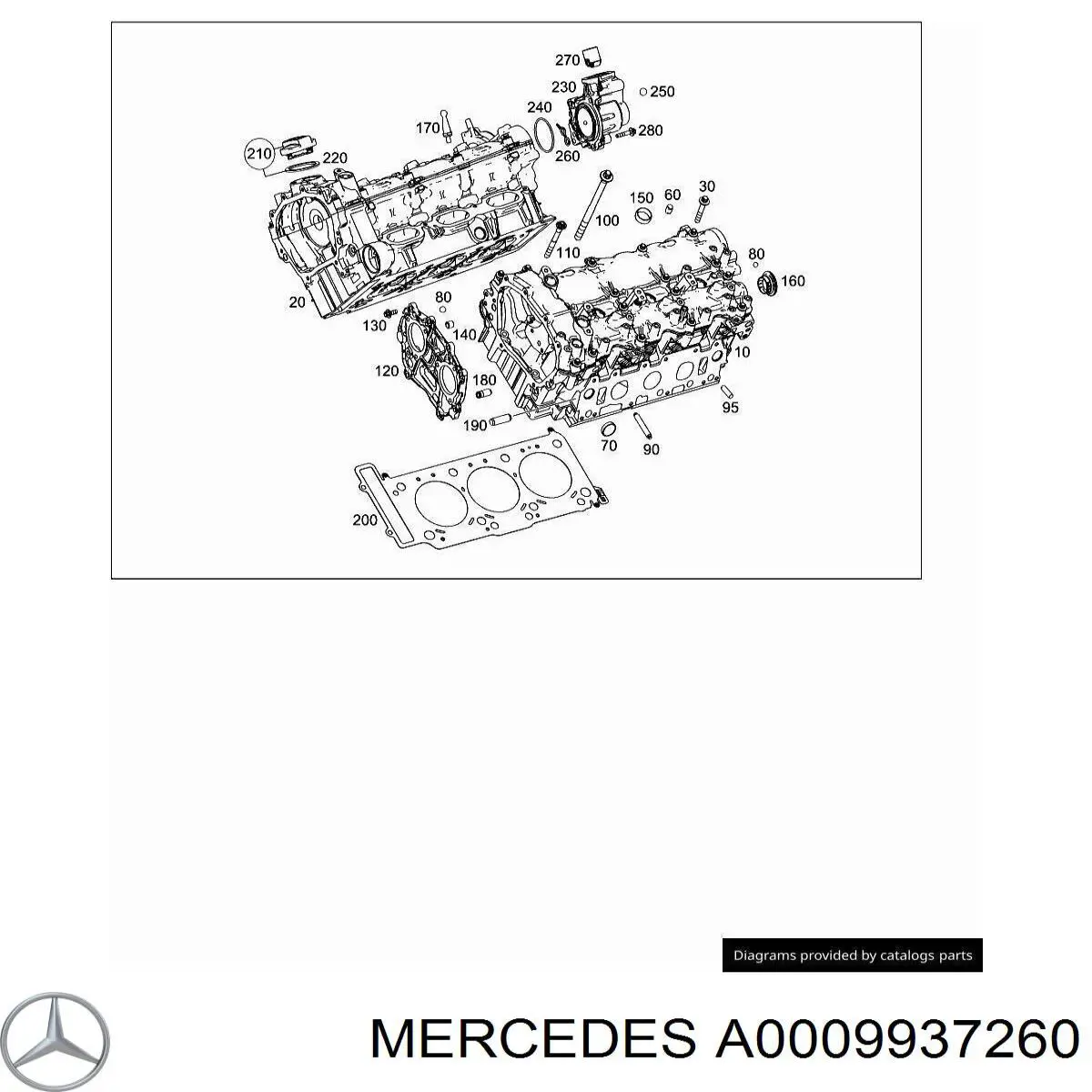 A0009937260 Mercedes 