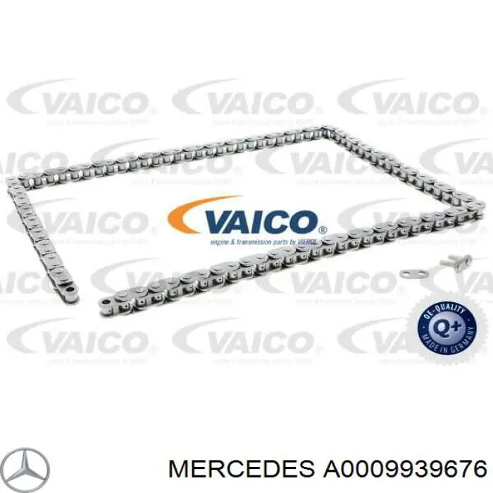 A0009939676 Mercedes cadeia do mecanismo de distribuição de gás, kit