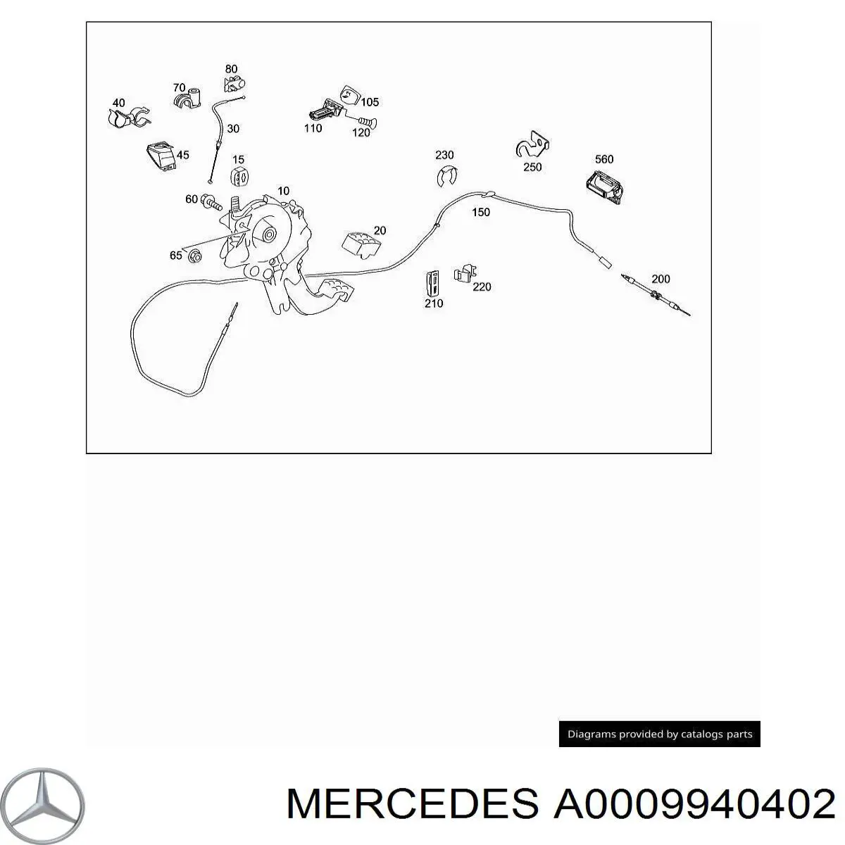 A0009940402 Mercedes 