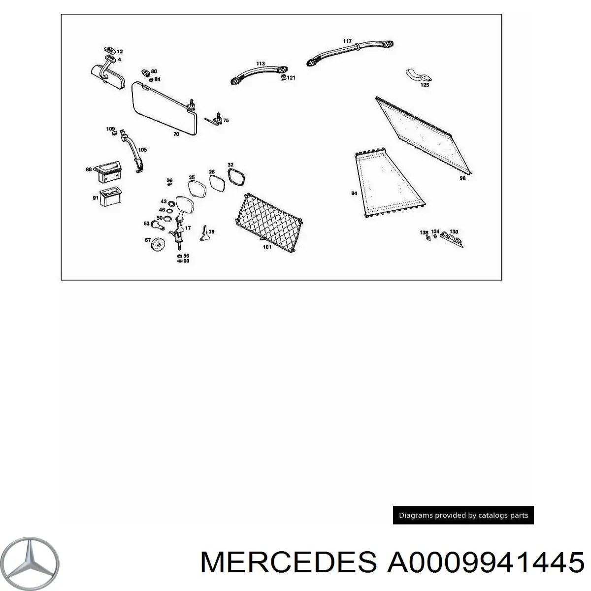 A0009941445 Mercedes 