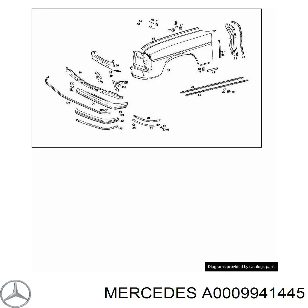 Купить A0019949345 Mercedes 