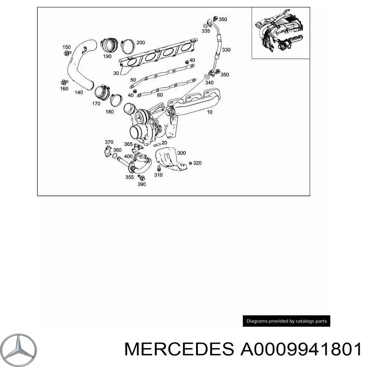 A0009941801 Mercedes 