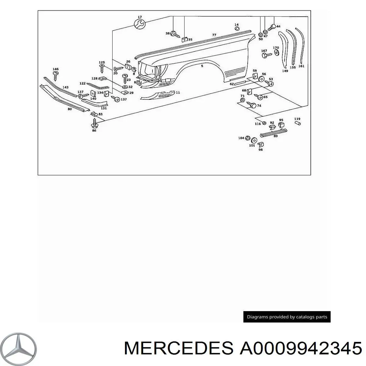A0009942345 Mercedes