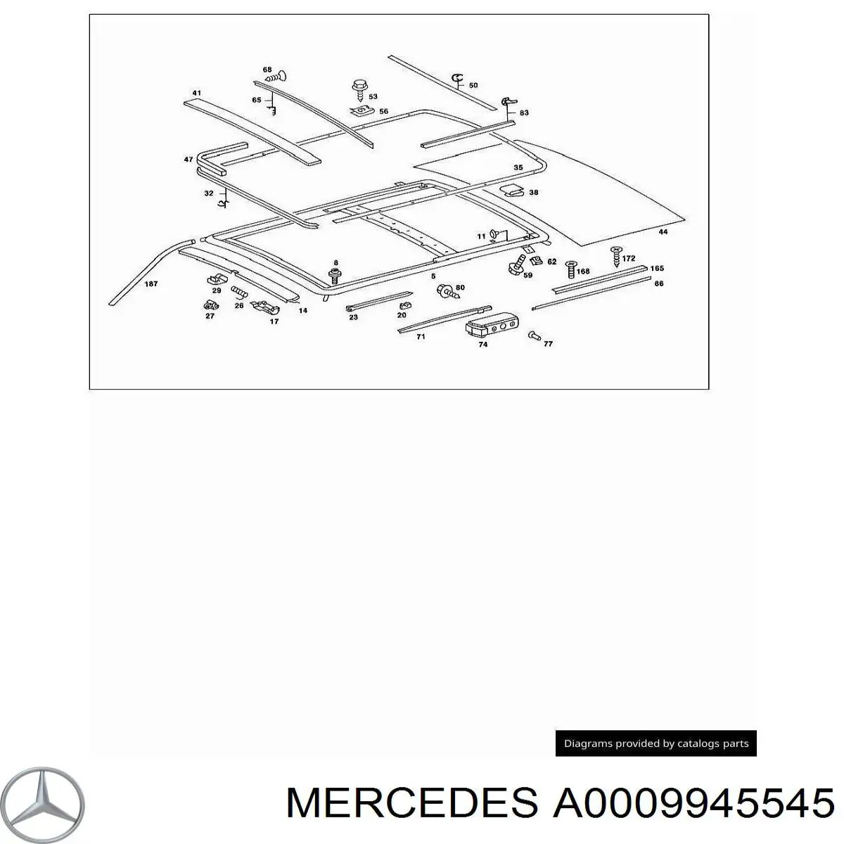  Mercedes A0009945545 цена, от 0.28 USD
