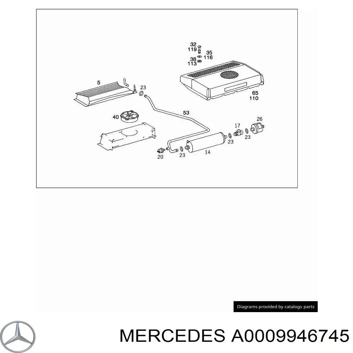 A0009946745 Mercedes 