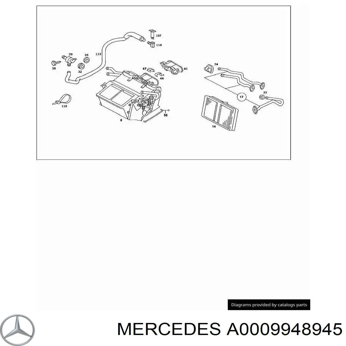  0009948945 Mercedes