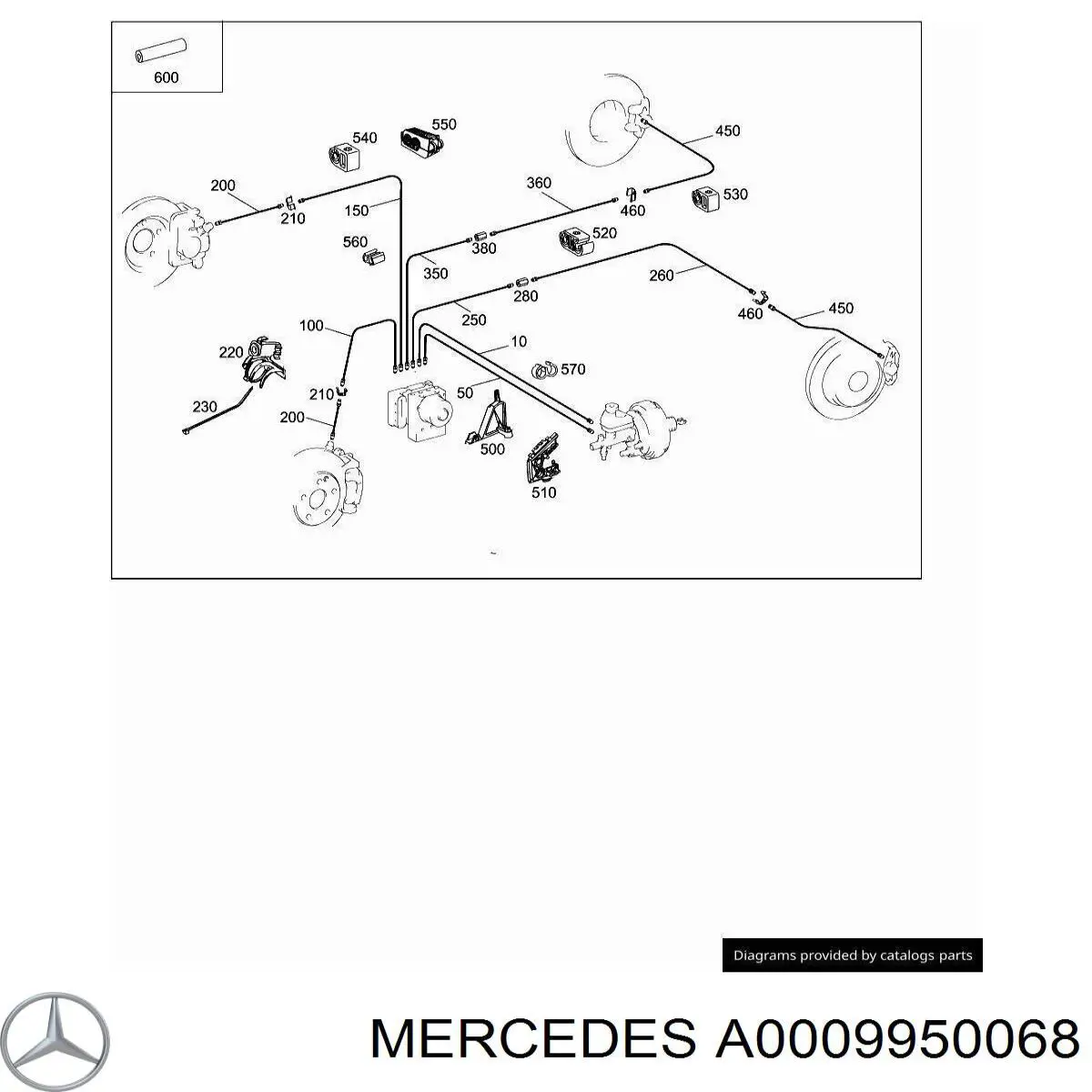 Купить A0019954465 Mercedes 