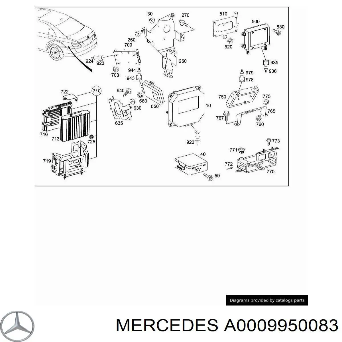  Mercedes A0009950083
