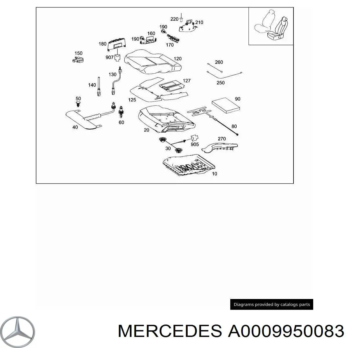 Купить A0009950083 Mercedes 