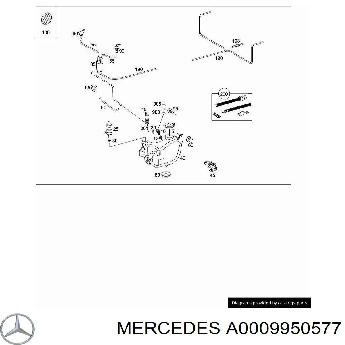  Mercedes A0009954165 цена, от 148.22 USD