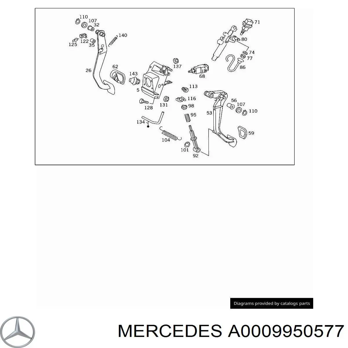 Купить A0009954165 Mercedes 