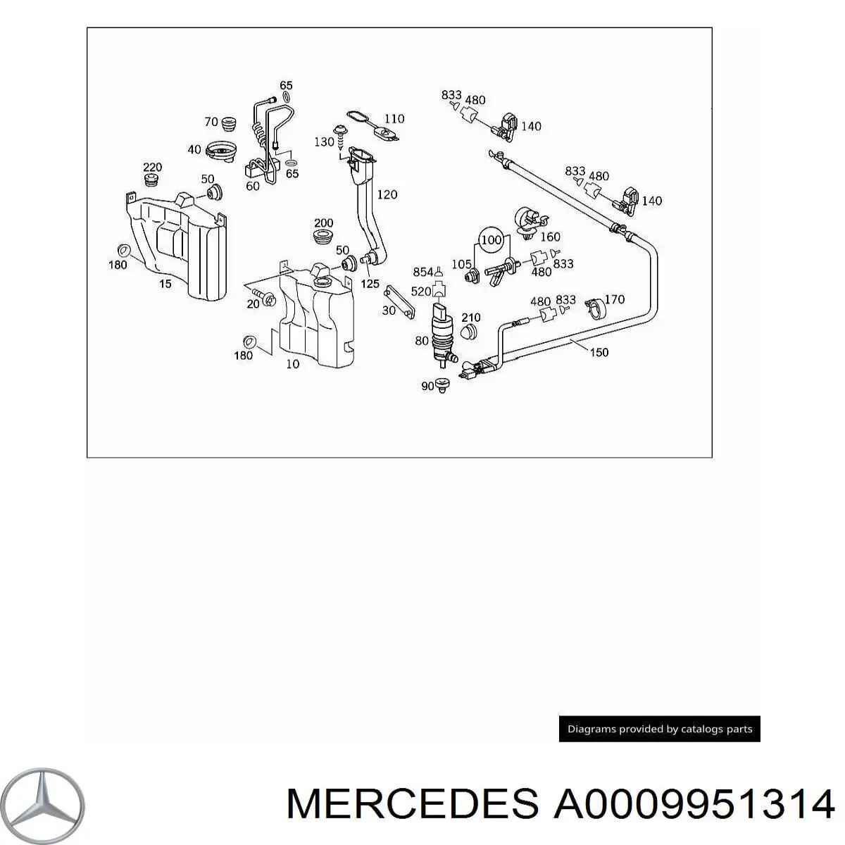  Mercedes A0009951314 цена, от 4.71 USD