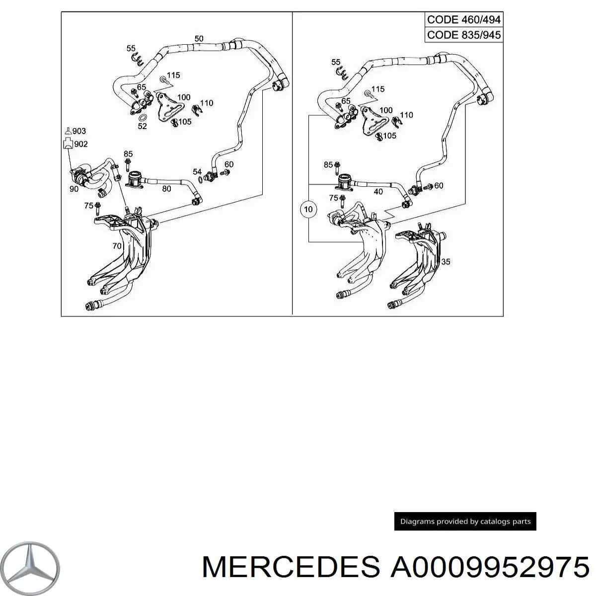  A0009952975 Mercedes