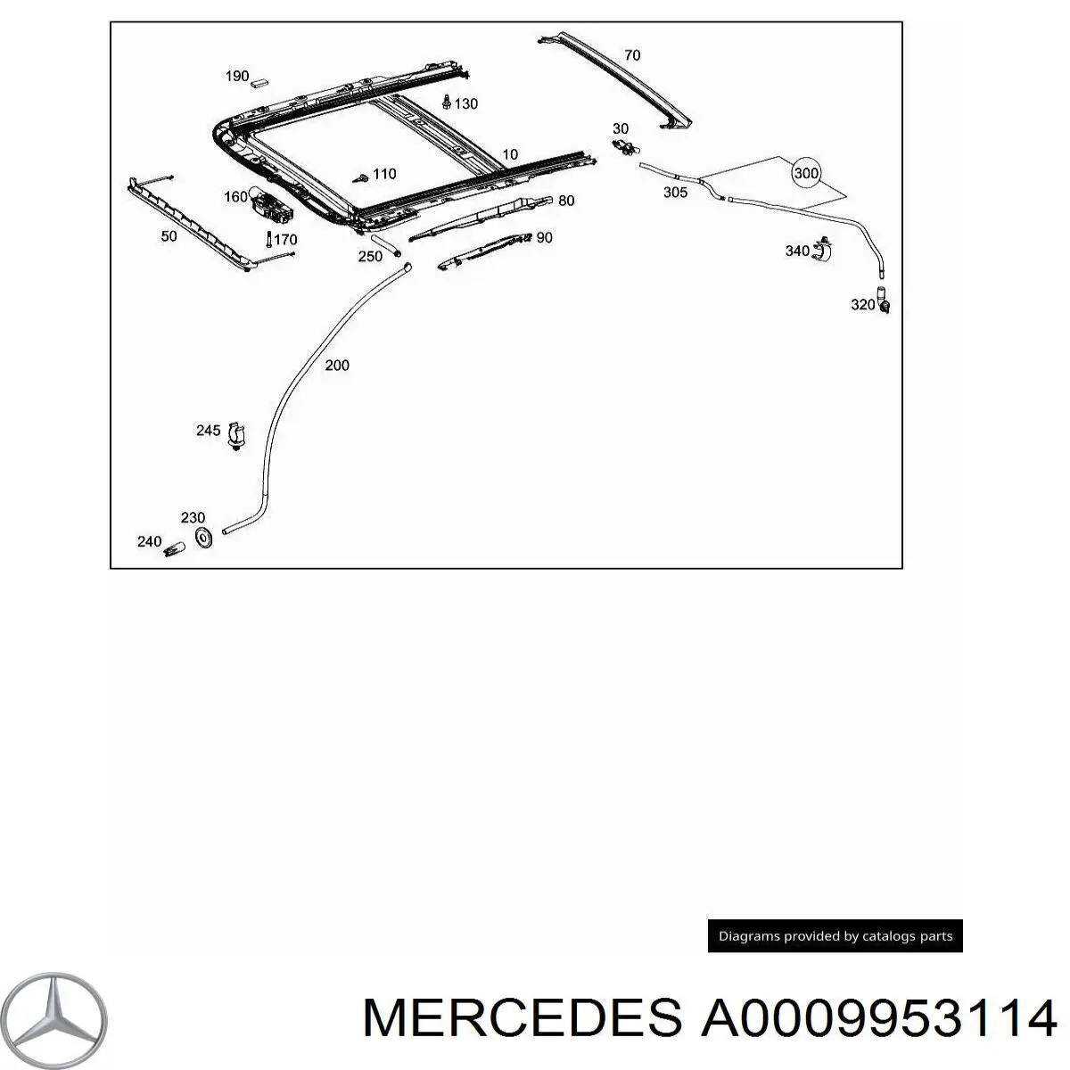  Mercedes A0009953114 цена, от 6.07 USD