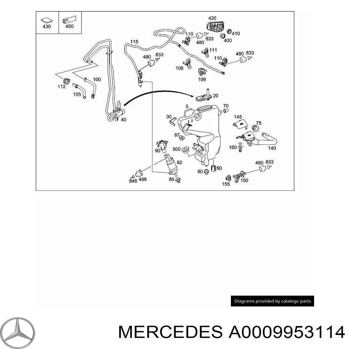 Купить A0009953114 Mercedes 