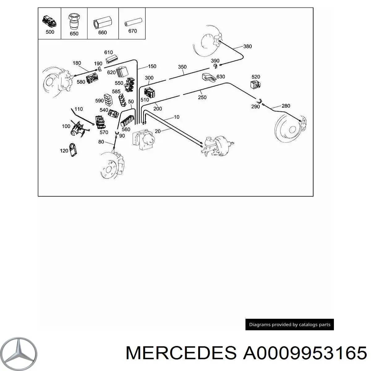  Mercedes A0009953165 цена, от 5.79 USD