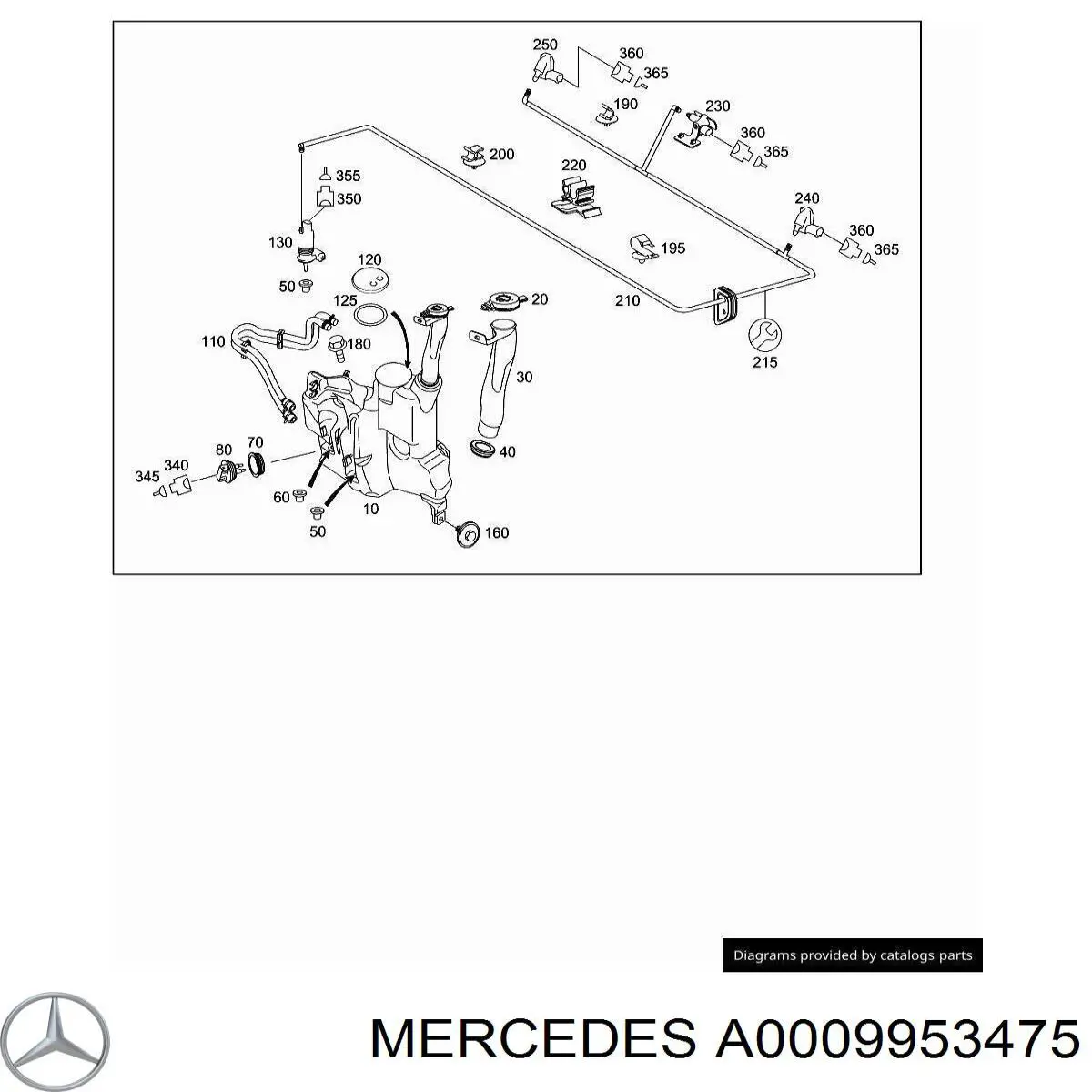 A0009953475 Mercedes 