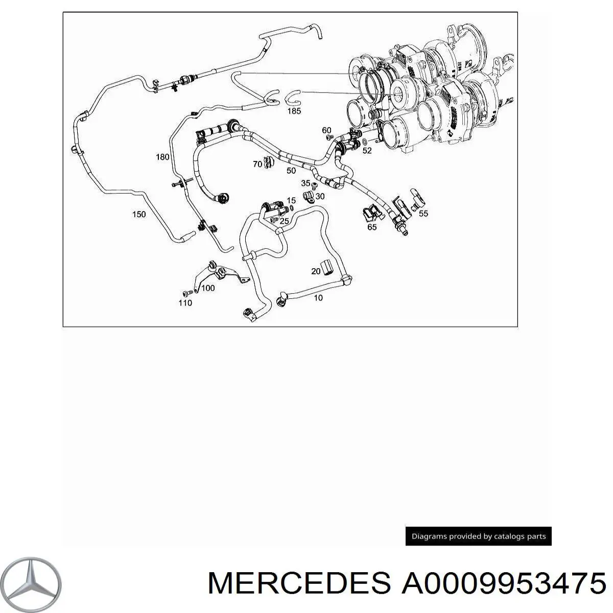 Купить A0009953475 Mercedes 