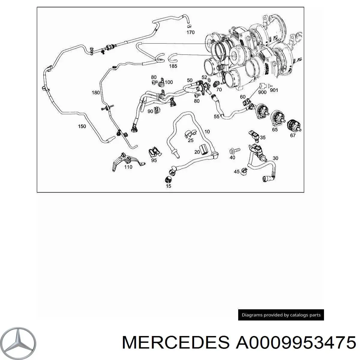  Mercedes A0009953475 цена, от 123.48 UAH