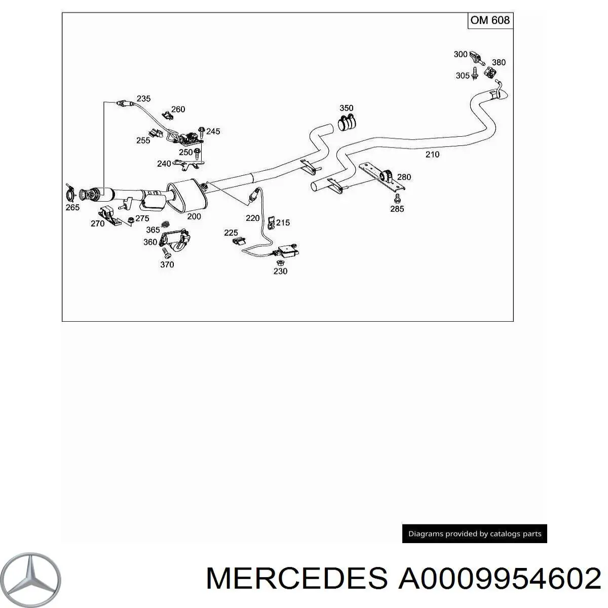 A0009954602 Mercedes 