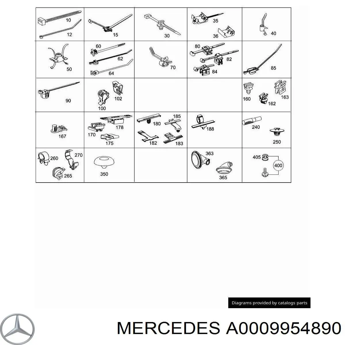  A0009954890 Mercedes