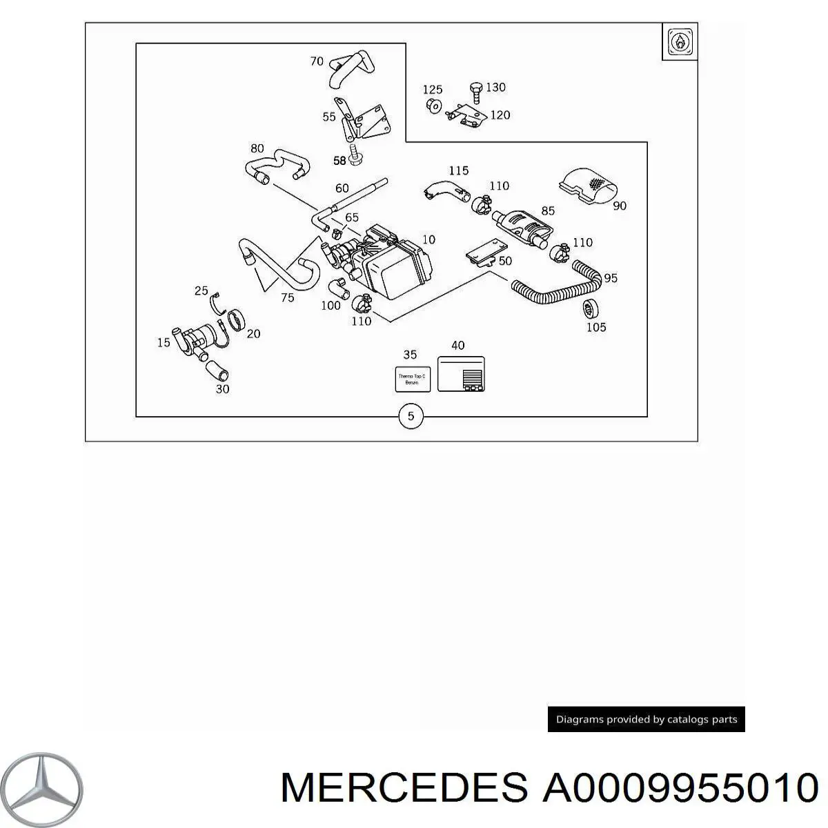  A0009955010 Mercedes