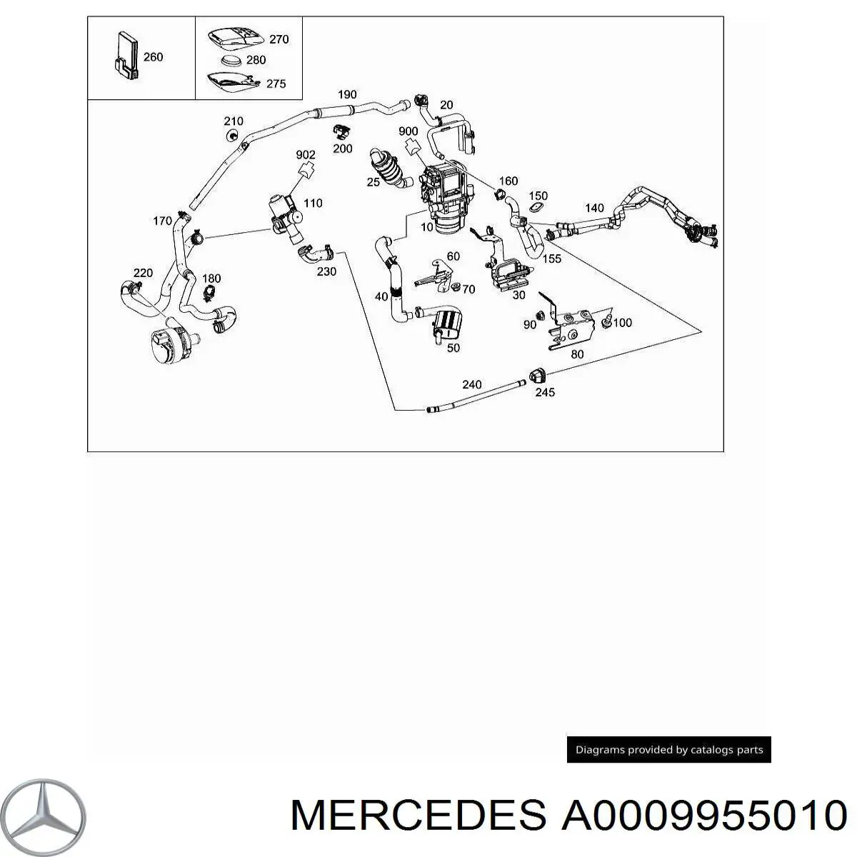 Купить A0009955010 Mercedes 