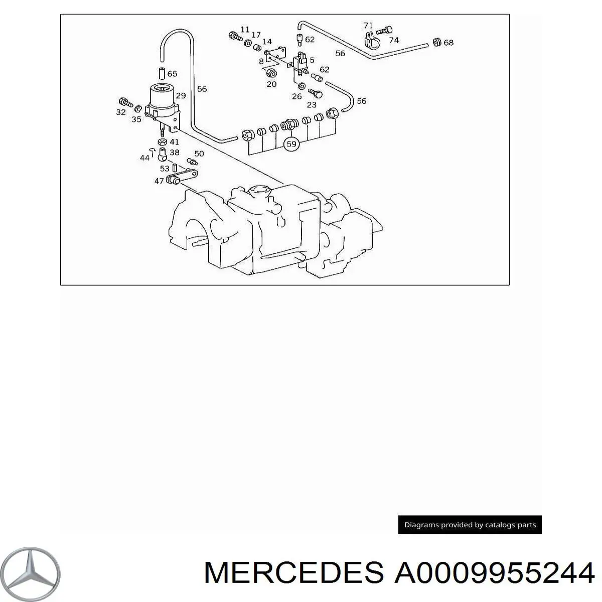 A3129951401 Mercedes Фиксатор (скоба) проводки