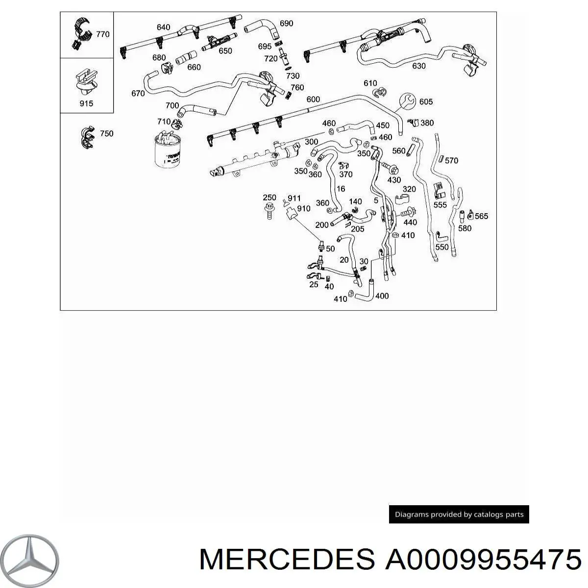 Купить A0009955475 Mercedes 