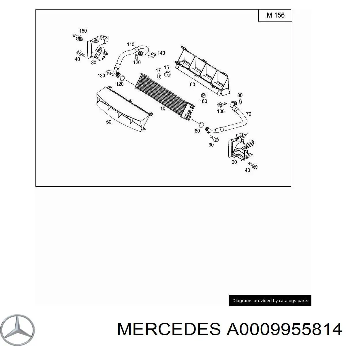  Mercedes A0009955814 цена, от 1.81 USD