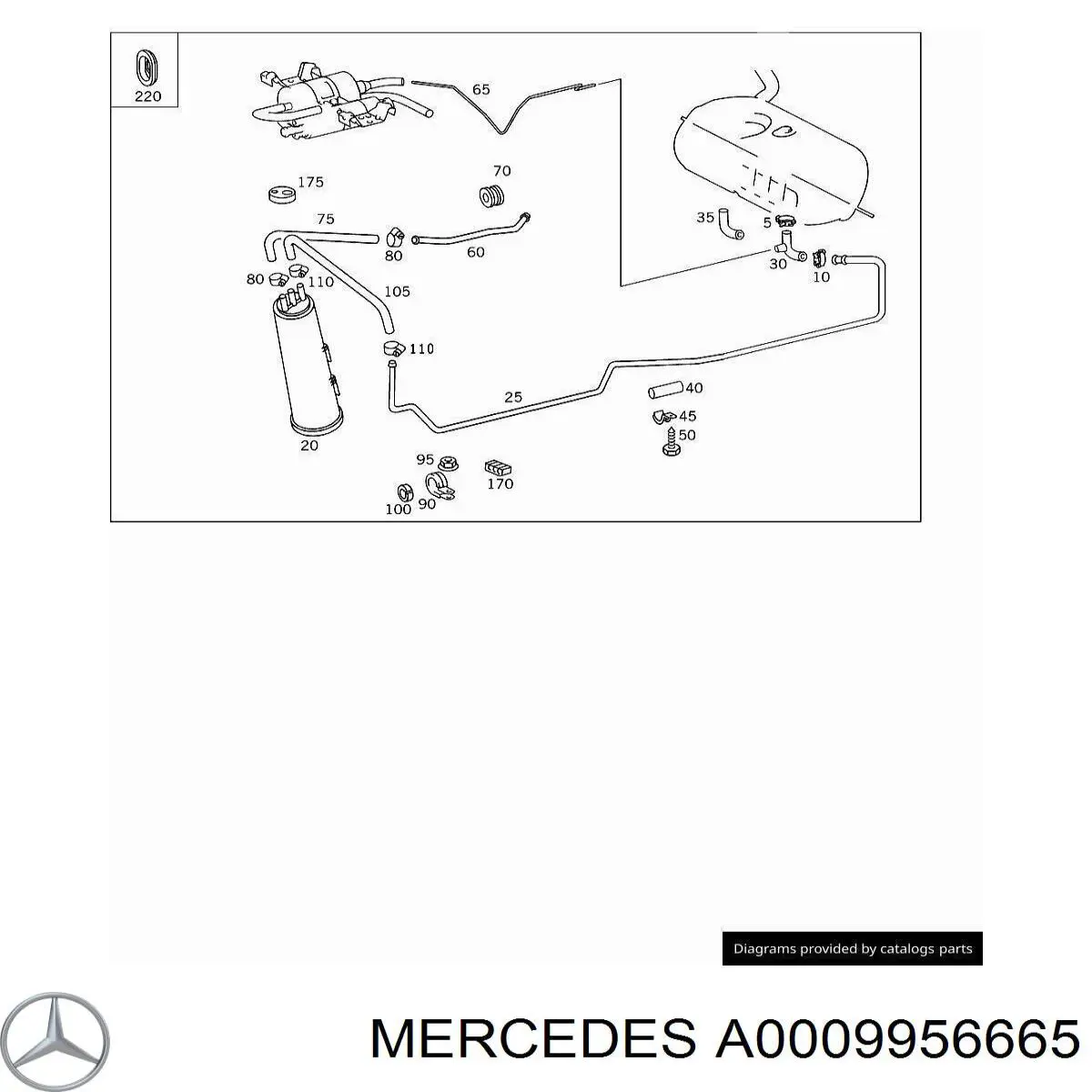 Купить A0009956665 Mercedes 