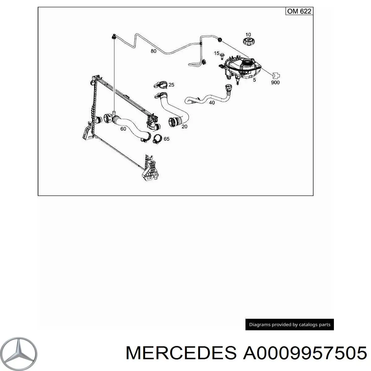  A0009957505 Mercedes