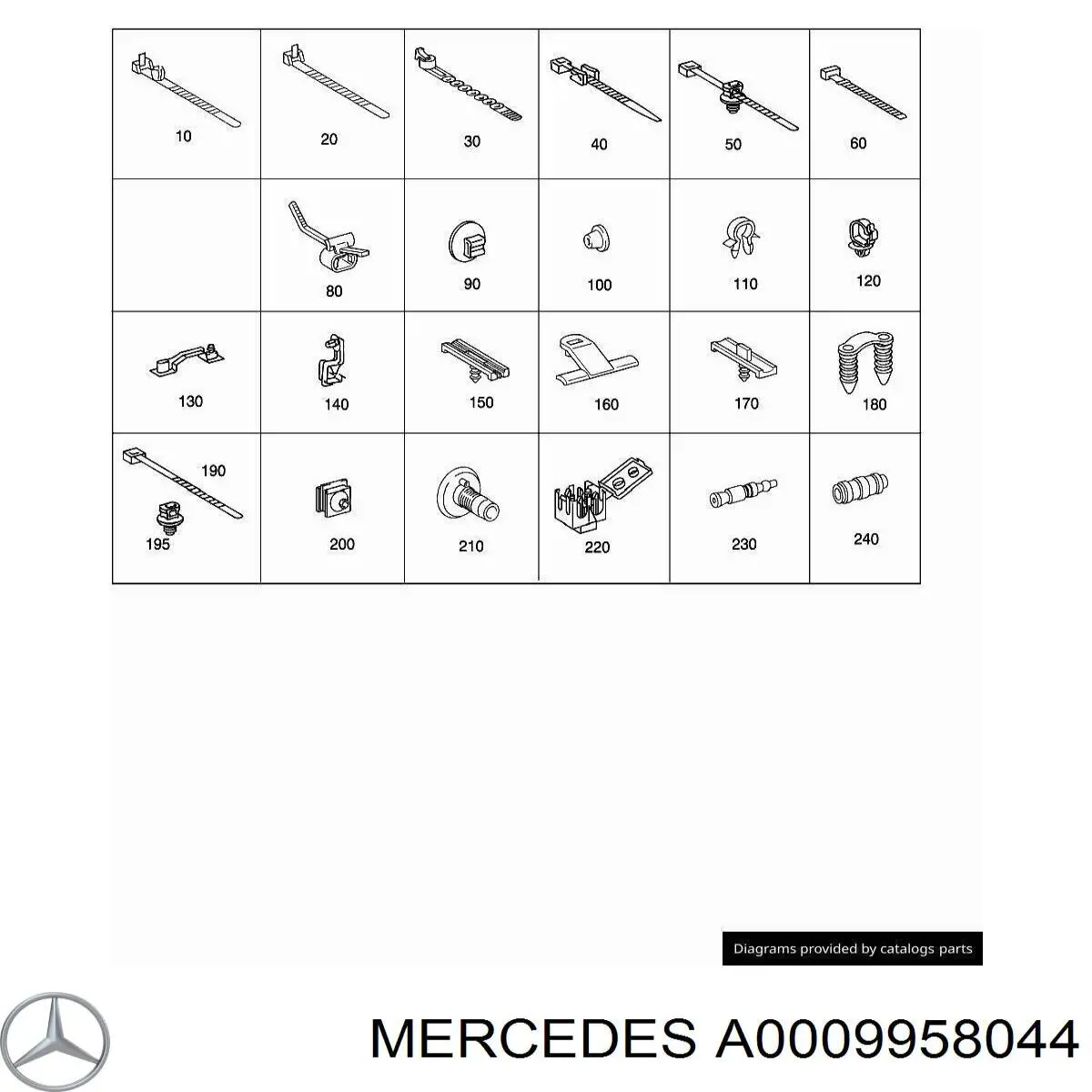 Купить A0009957444 Mercedes 