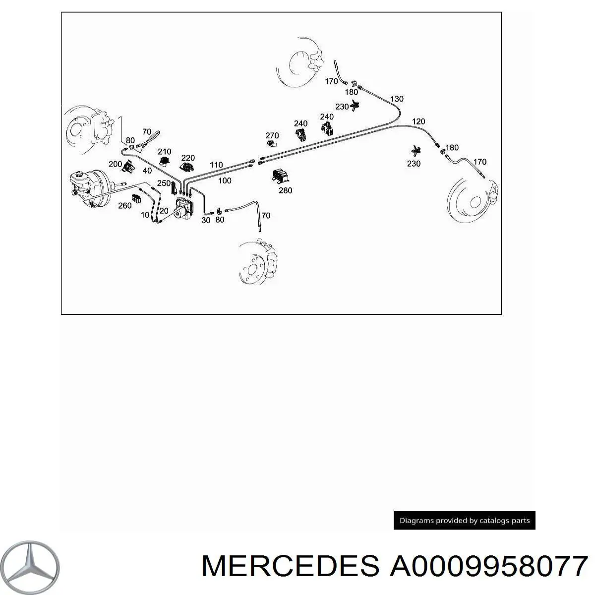 A0009958077 Mercedes 