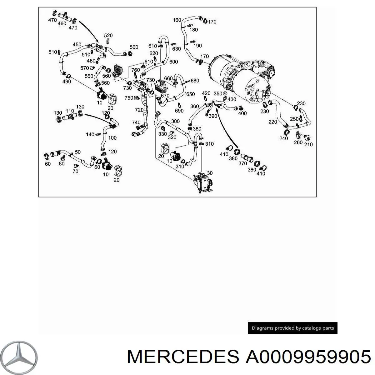  0009959905 Mercedes