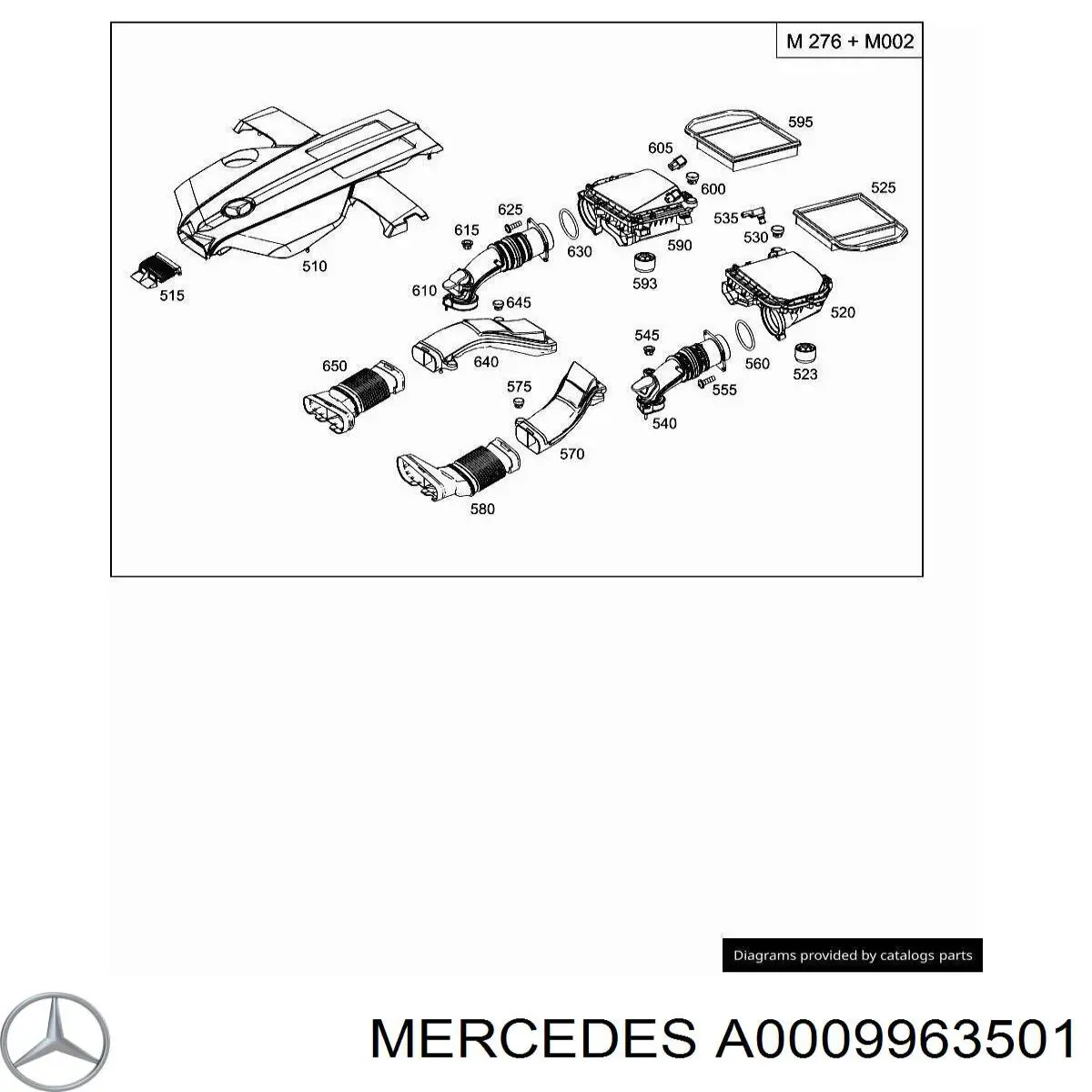  A0009963501 Mercedes