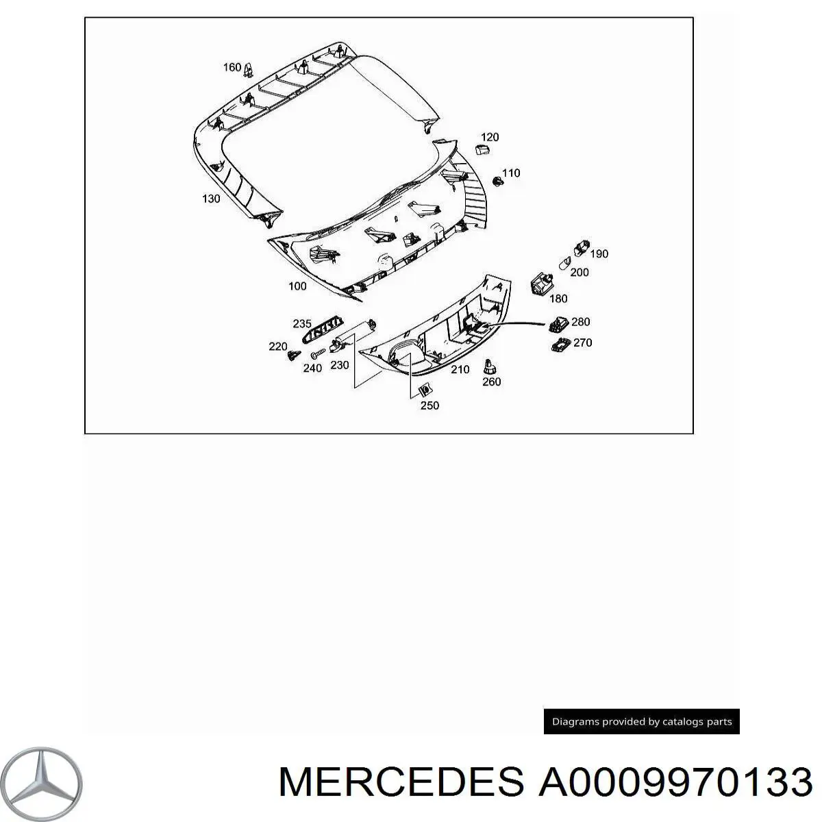 A0009970133 Mercedes 