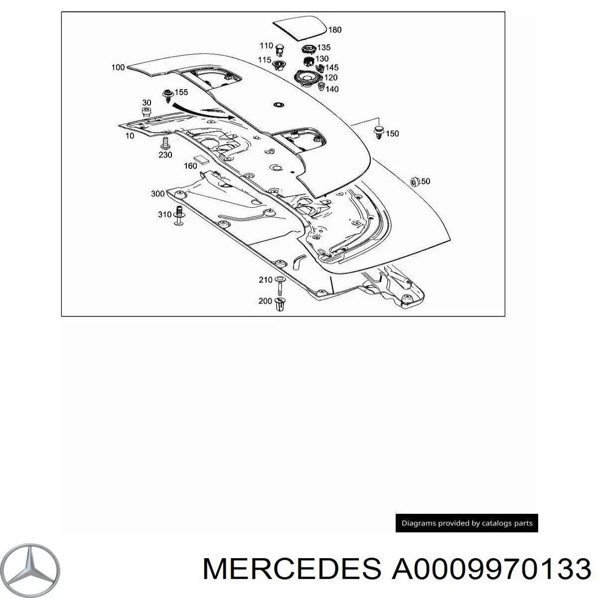 Купить A0009970133 Mercedes 