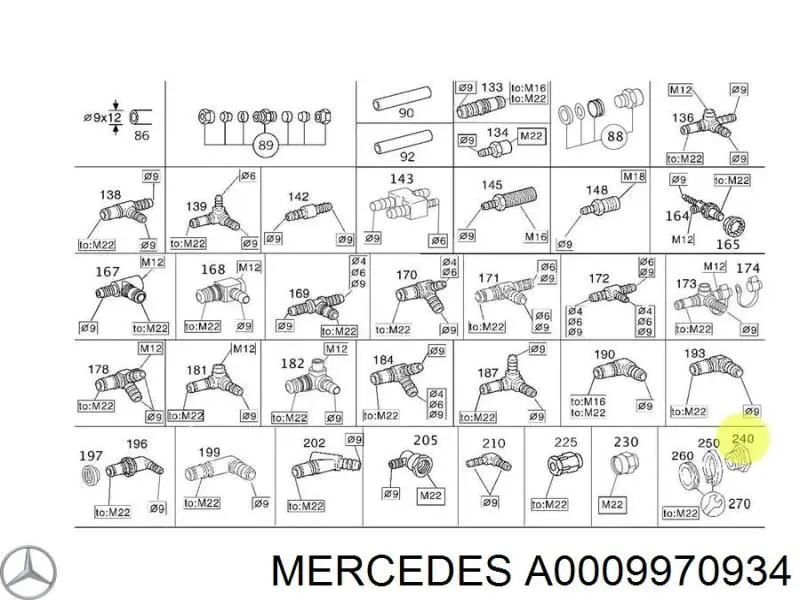  0009970934 Mercedes