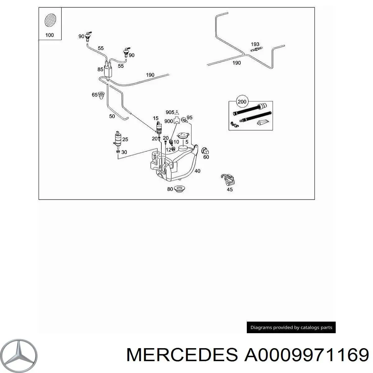 A0009971169 Mercedes 