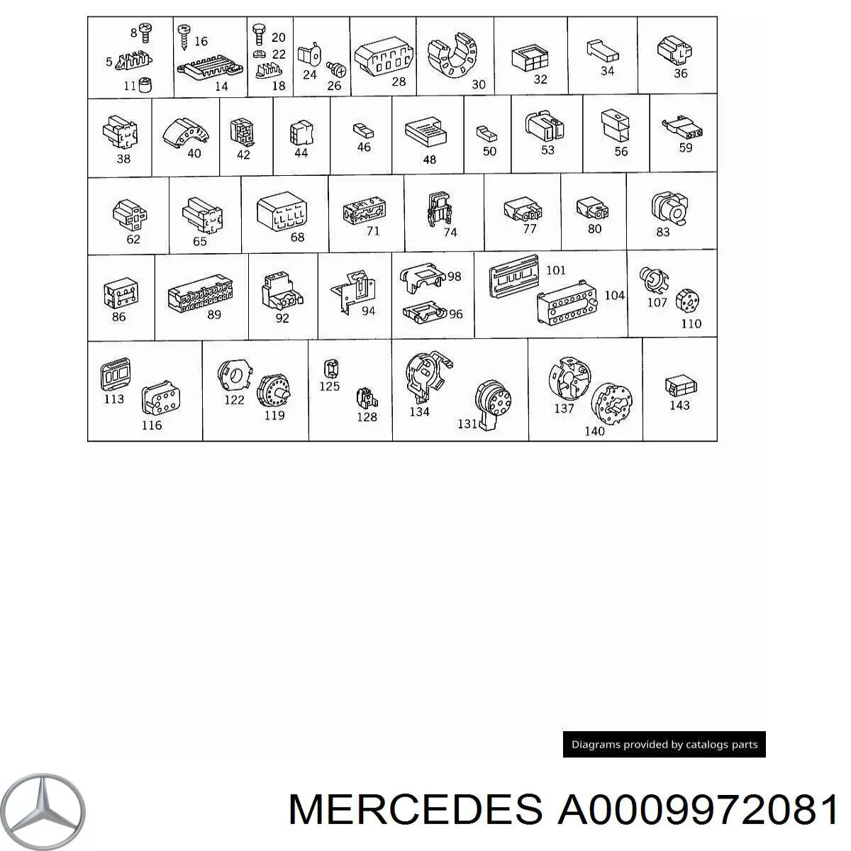 A0009972081 Mercedes 