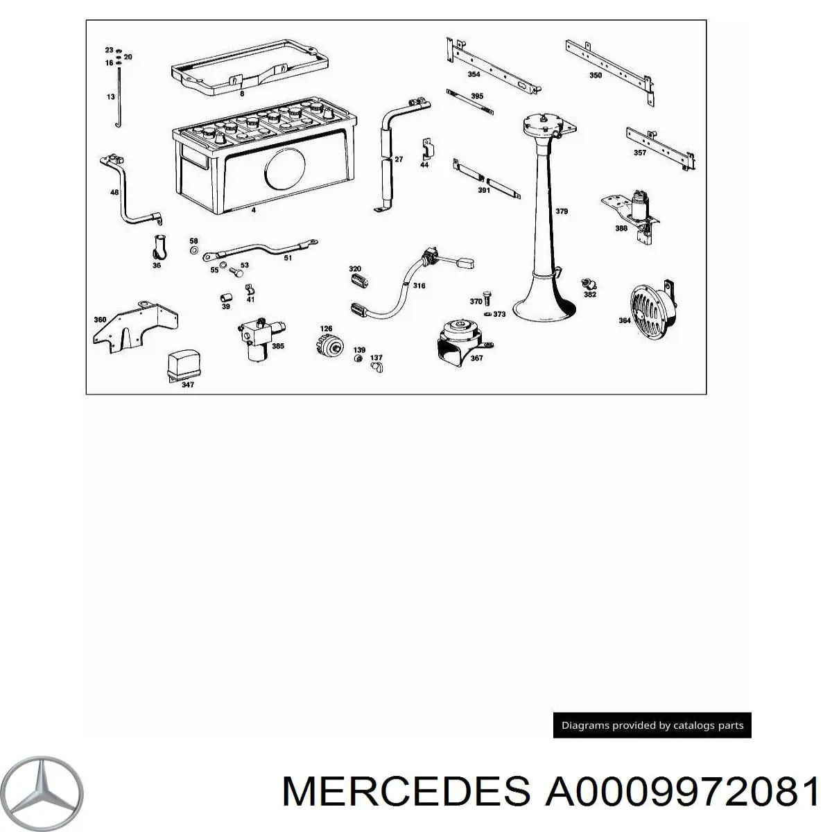 A0009972081 Mercedes 