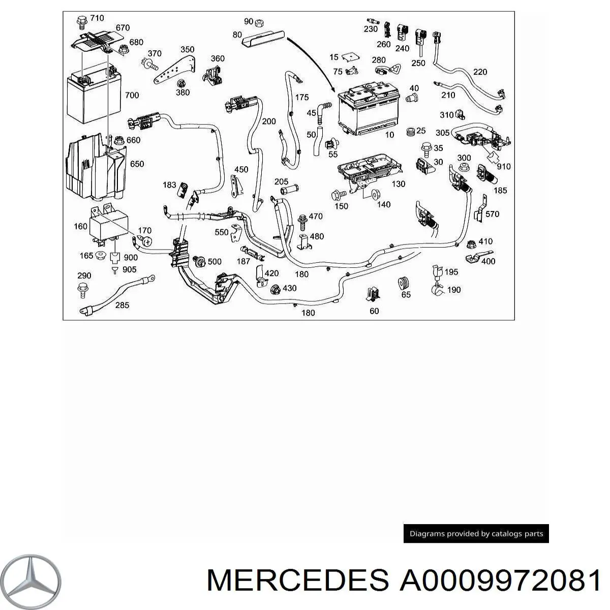 Купить A0009972081 Mercedes 