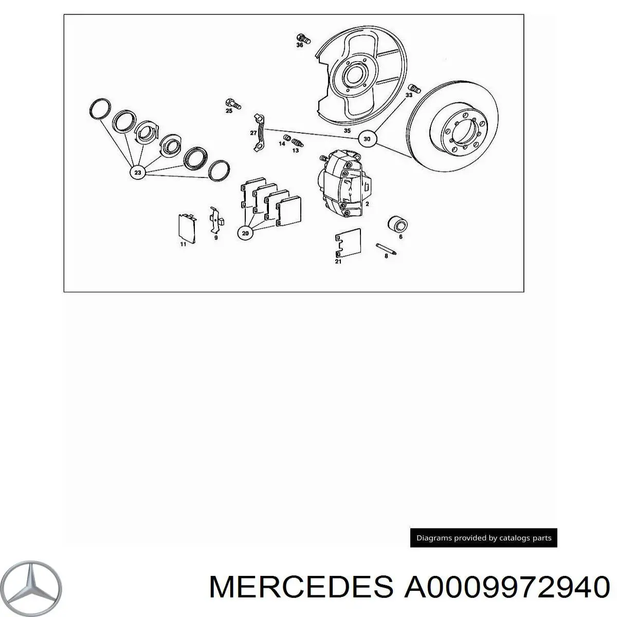 Купить A0009972940 Mercedes 