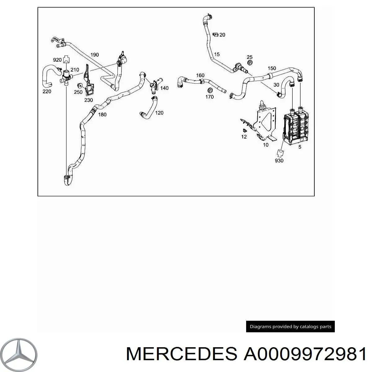  Mercedes A0009972981 цена, от 4.19 USD