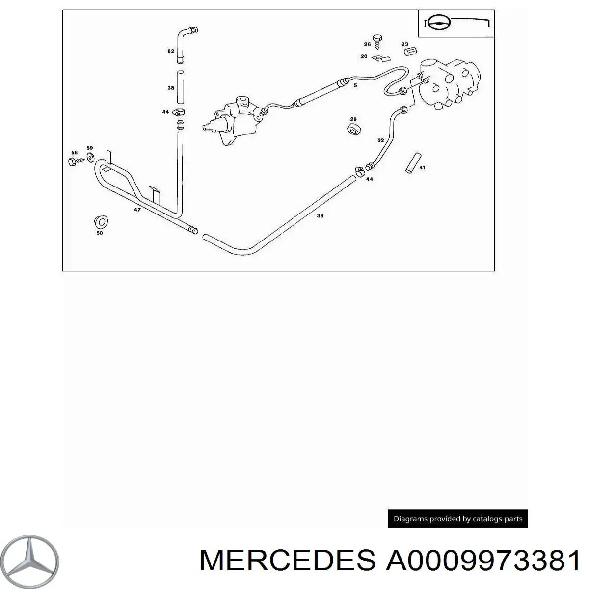 0009973381 Mercedes 