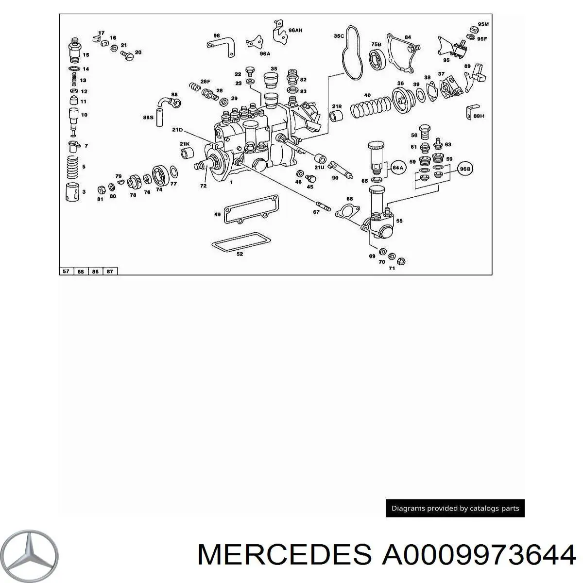 A0009973644 Mercedes 