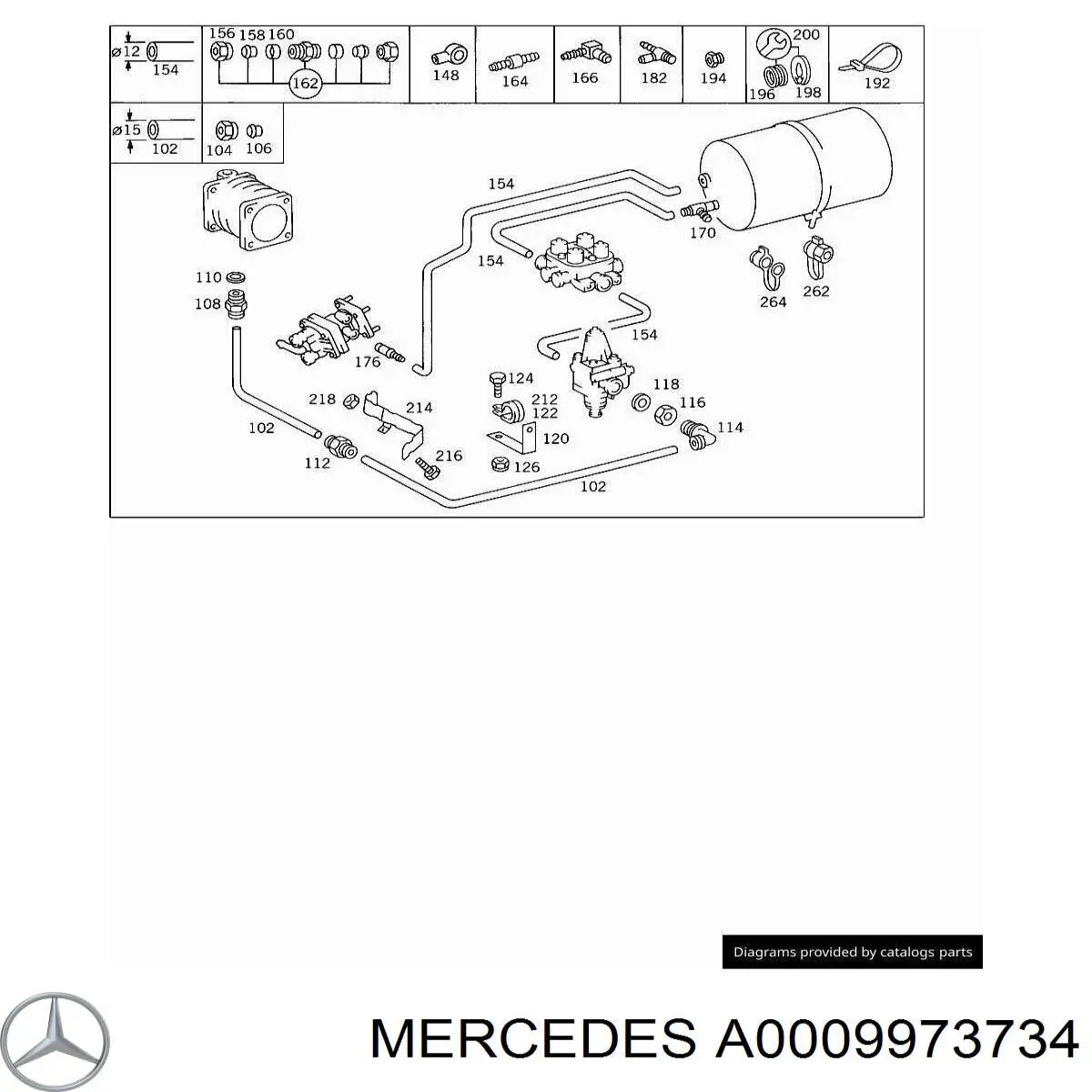  A0009973734 Mercedes