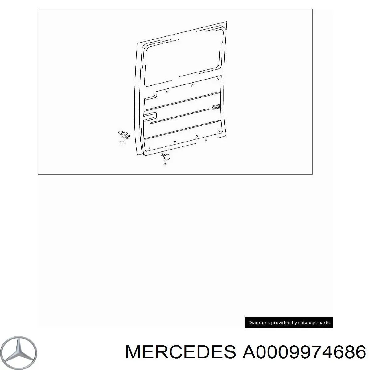 Пепельница центральной консоли Mercedes A0009974686 цена, от 0.59 USD